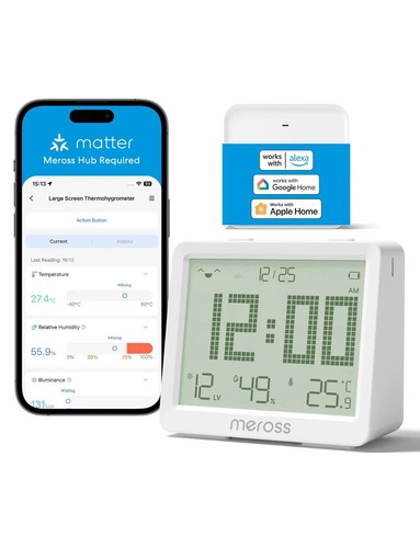 Meross smart thermometer - smart,