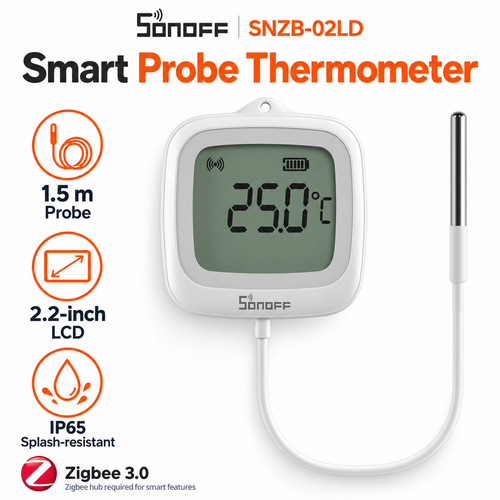 Sonoff zigbee lcd thermometer - sonoff,