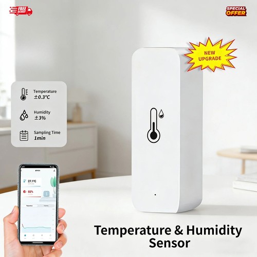 Tuya wifi temperature humidity - temperature,