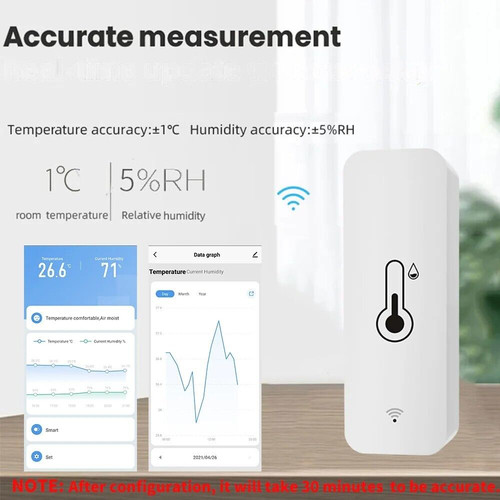 Tuya wifi temperature humidity - temperature,