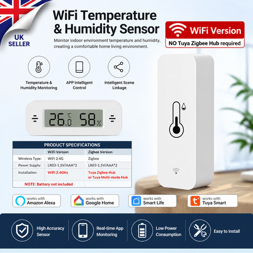 Tuya wifi zigbe temperature - wifi,
