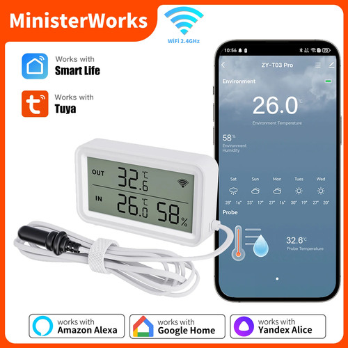 Tuya wifi temperature humidity - tuya,